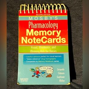 Mosby's Pharmacology Memory NoteCards